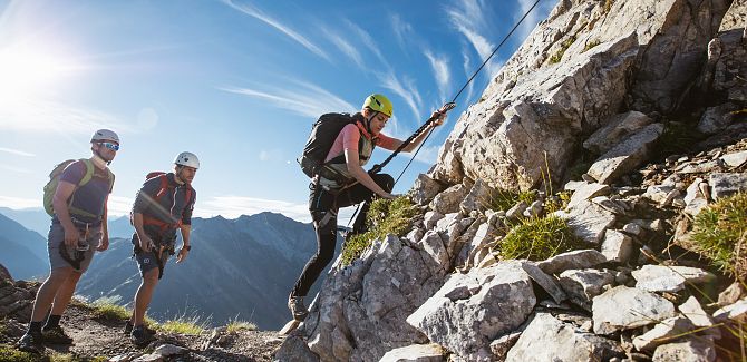 Karhorn Klettersteig.