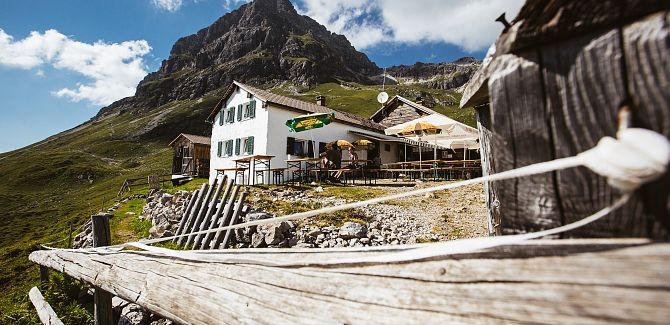 Mountain Huts in Warth-Schröcken.