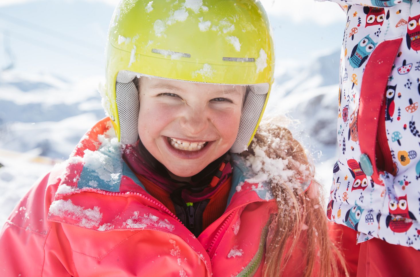 Family ski day at Warth-Schröcken