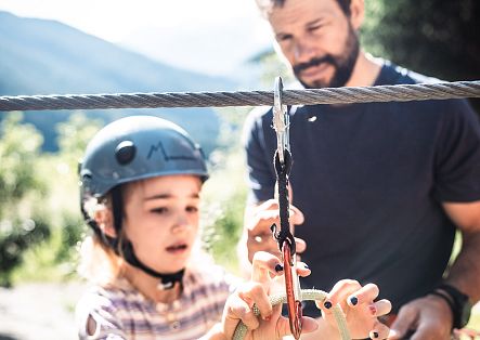 Kinderklettern in Warth-Schröcken am Arlberg