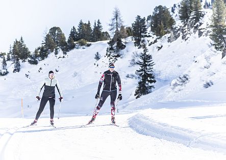 Cross country skiing in Warth-Schröcken