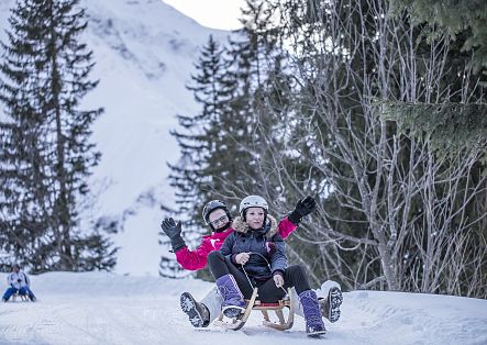 Toboggan evening Schröcken