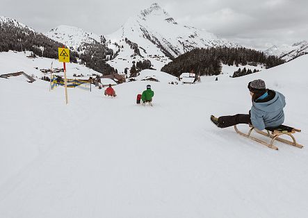 Toboggan at the Dorfbahn