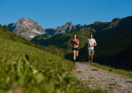 Trailrunning in Warth-Schröcken am Arlberg