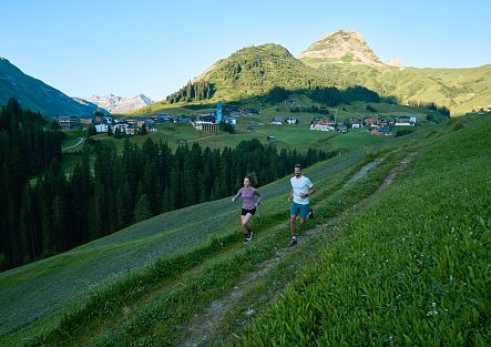 Trailrunning in Warth-Schröcken am Arlberg