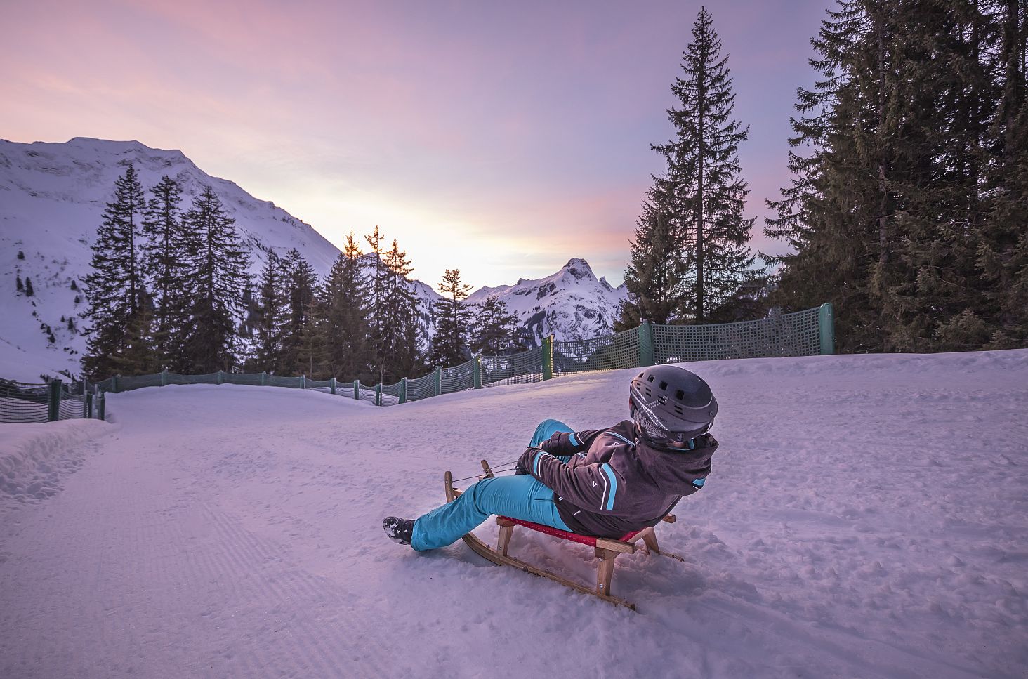 Toboggan evening Schröcken