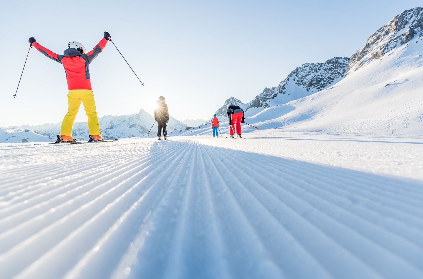 Skiing in Warth-Schröcken